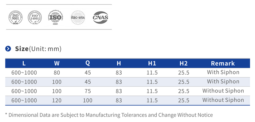 6909-600 Long Shower Drain-1