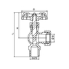 1202 Brass Angle Valve